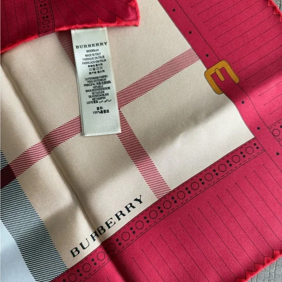 Burberry Silk Scarf - Picture 9 of 13